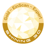 EinScan Gold Expert badge, Shining 3D Official Reseelr Badge